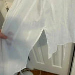 Uniqlo White Gauze Wrap Size Medium Photo 8