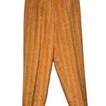 Vintage Orange Max Moda Striped Funky Trouser Waist 26” length 37” Inseam 24” Orange Photo 0