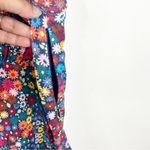 STAUD NWT  Size 10 Milla Rainbow Flower Print Puff Sleeve V Neck Mini Dress Photo 9