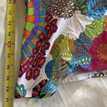 Trina Turk Vintage  top Stunning Multicolor strap blouse flowing Tankini Sz 6 Photo 3