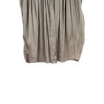 Halston Heritage Draped Satin Skirt Mini Pleated Stone Cream Size Small Photo 7