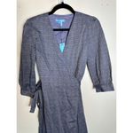Draper James  Dot Wrap Chambray Dress 0 NWT! Photo 2