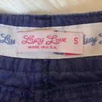 Lucy Love  Blue Micro Corduroy Shorts Size Small Photo 2