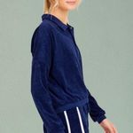 Altar'd State Altar’d State Revival Pacer Cropped Sweatshirt in Navy XL Photo 2
