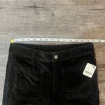 Free People  High Time Velvet Kick Flare Pants in Black Photo 6
