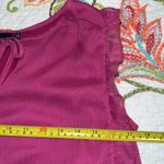 Kaari Blue  size small women's pink ruffle tank sleeveless lined layered workwear Photo 3