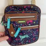 Lily bloom  Eco Friendly Unicorn Midnight Garden Print Crossbody Bag Photo 8