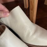 Madewell The Harper Mule Block Heel Slip On Shoes Cream White Leather Size 9 Photo 4