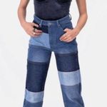 Adika NWT Woman’s patchwork denim Y2K jeans Photo 0