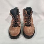 Aquatalia Liviana Taupe Suede Weatherproof Suede Combat Hiker Boots.s48 Photo 0
