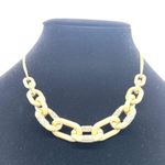 Kenneth Cole Reaction Chunky Chain w/ Rhinestone accent Gold Tone Chain NWT Photo 2