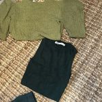ZARA NEW Green Knit Three Piece Set Size Small Photo 4