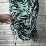 WAYF Leola Ruched Zebra Camisole Slip Dress Size XS Photo 5