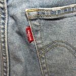 Levi's  Wedgie‎ Skinny 24 Denim Medium Wash High Waisted Jeans Raw Hem Button Fly Photo 5