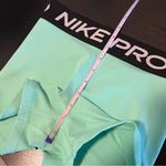 Nike  Pro Women’s Aqua Spandex Shorts Small Photo 6