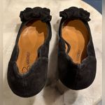 B Makowsky B. Makowsky Black Suede And Bow Small Cone Heel SZ 6 1/2. Heel  Little f… Photo 2