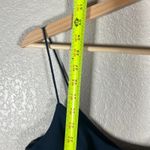 After Six Dessy Gown Size 10 Crepe V-Back Navy Blue Dress Bridesmaid Wedding Photo 9