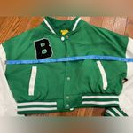 Daisy  Green and White Jacket Photo 1