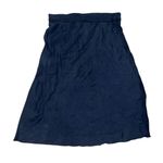 Doncaster vintage black silk midi skirt with drawstring waist Photo 3