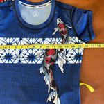 InkNBurn Blue Koi Fish‎ Short Sleeve Graphic T Shirt XXS 2XS Workout Running Gym Photo 3