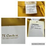 TS Couture 2 Piece Midi Skirt Set Mustard Yellow Cropped Ruffle Top NWT 0 Chic Photo 13