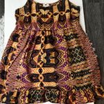 One Clothing Printed Aztec Print Dress M Bohemian Indie Festival Southwestern Photo 5