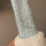 Hello Kitty  X Forever 21 Angel Kitty Cardigan Light Blue White Faux Fur Small Photo 5