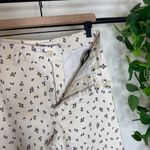 ZARA  The Marine Straight Crop Wide Leg Pants Floral Print size 6 Photo 10