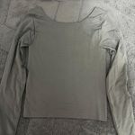 Aura Long Sleeve Square Neck Top Photo 2