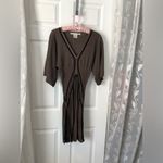 Max Studio  Sweater Dress Women size small Striped Cotton Blend Photo 4