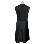 Lafayette 148 Indra Black Sleeveless Mock Neck Tank Flared A Line Midi Dress S Photo 2