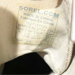 Sorel  Size 6.5 Joan of Arctic White Canvas Wedge Booties NL2174-125 Camo Photo 5