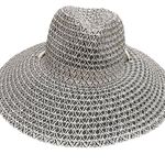 Open Edit  Structured Straw Sun Hat  Wide Brim Geometric Weave Photo 2