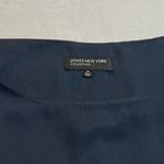 Jones New York Crewneck Tunic Top Size 14 Mixed Media Asymmetrical Hem Career Photo 2