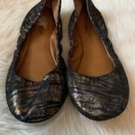Lucky Brand Emmie Metallic Tiger Print Ballet Flats Size 8 Photo 2