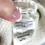 Free People Ottoman Slouchy Tunic Ecru Sweater S Oversized Ribbed Mock Neck Photo 10