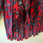 Free People Sz OVERSIZED M Tunic Dress Top Blouse Boho Chic V Neck Loose Fit Photo 3