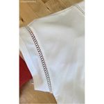 Liz Claiborne Liz‎ Claiborne White Women's Round Neck Blouse - Size Medium Photo 7