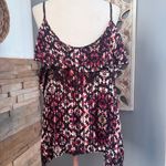 Happening in the present  Black and Pink Floral Blouse Photo 4