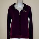 Jordan Vintage Air Velour Track Jacket Embroidered Purple/Pink Size L EUC!!! Photo 0