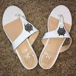 Vince Camuto White Harmini “T” Thong Sandal Photo 0