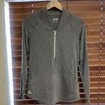 Adidas  Golf 1/4 Zip Pullover Women's Small Gray Holographic Zipper Photo 0