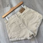 Afends Corduroy Shorts high rise cuffed womens Beige size 4 skater indie casual Photo 3