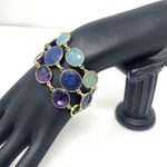 Sterling Silver  bracelets, 18K gold overlay and semiprecious stones Photo 7