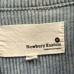 Newbury Kustom Newberry Kustom Blue Corduroy Cropped Button Up Jacket with Pockets Medium Photo 3