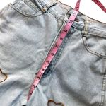 Frederick's of Hollywood  High Rise Cut our Heart Light Wash Jeans Photo 9