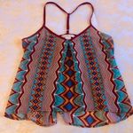 American Rag tank arizona emerald print sz M Photo 0