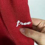 Aritzia Wilfred Free Shimada red track pants with ankle zip size XXS Photo 7