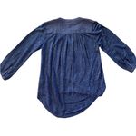 Lucky Brand  Blue Lace Peasant Top Size XS Photo 2