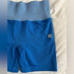 Cream Yoga Ashley Biker Shorts in Royal Blue Photo 3